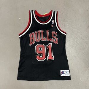 Dennis Rodman Vintage Champion Bulls